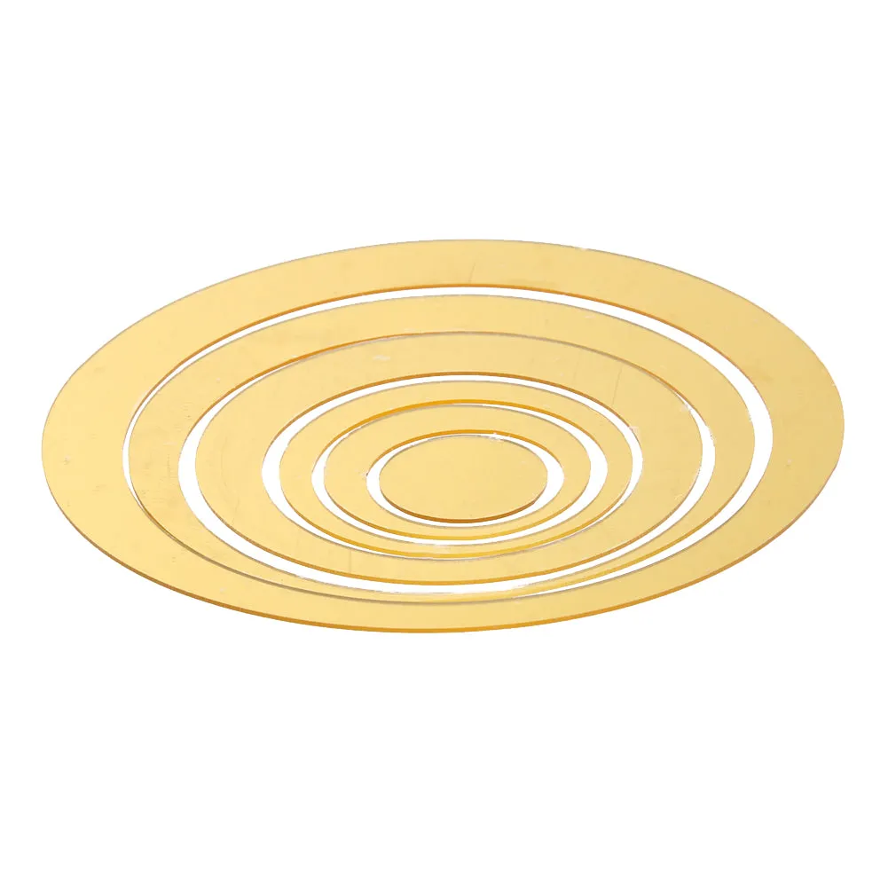 24 Pcs Circles Wall Stickers Mirror Style Removable Decal Vinyl Art Mural Wall Sticker Home Decoration