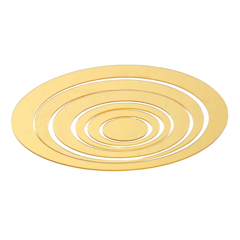 24 Pcs Circles Wall Stickers Mirror Style Removable Decal Vinyl Art Mural Wall Sticker Home Decoration