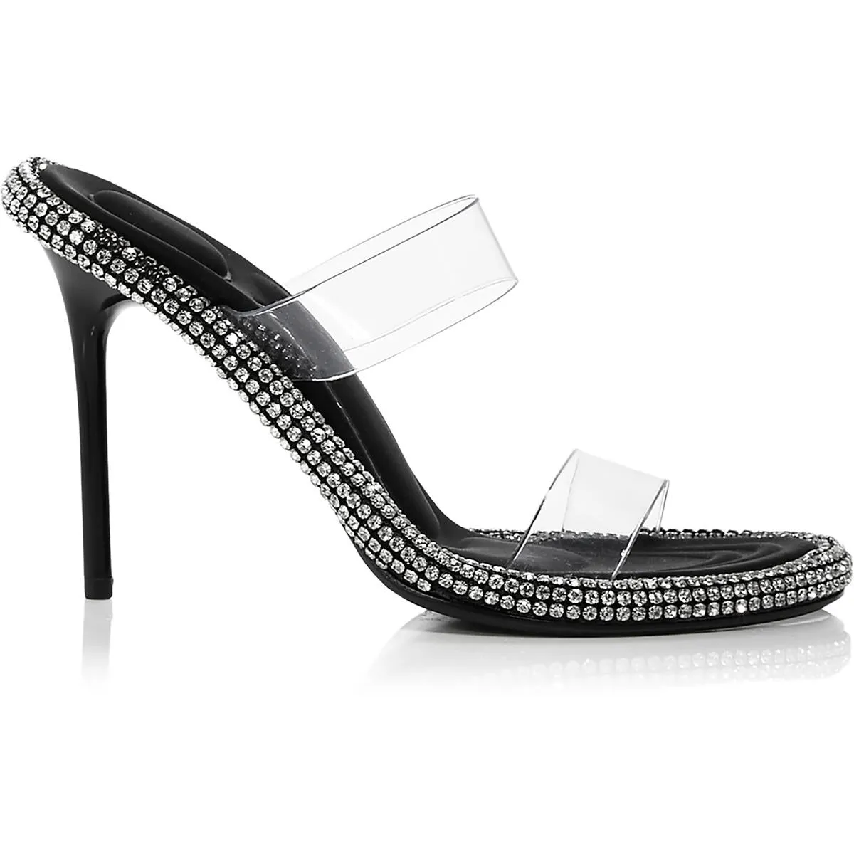 Alexander Wang Womens Nova Rhinestone Slip On Heels
