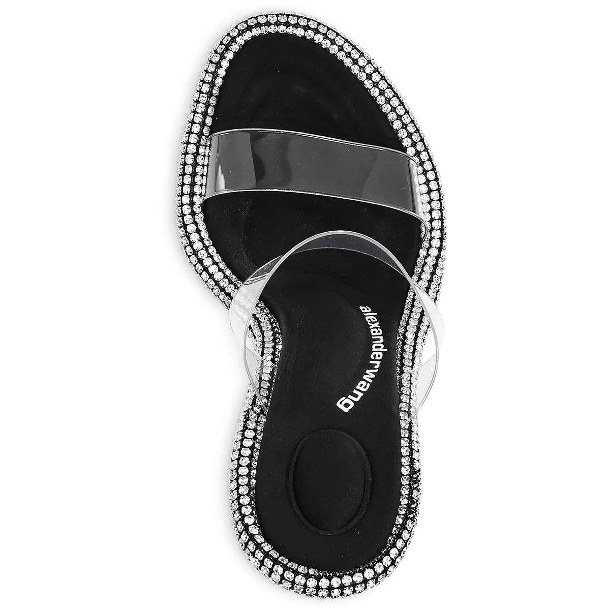 Alexander Wang Womens Nova Rhinestone Slip On Heels
