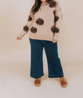 And The Why - Wildflower Knit Sweater - Plus