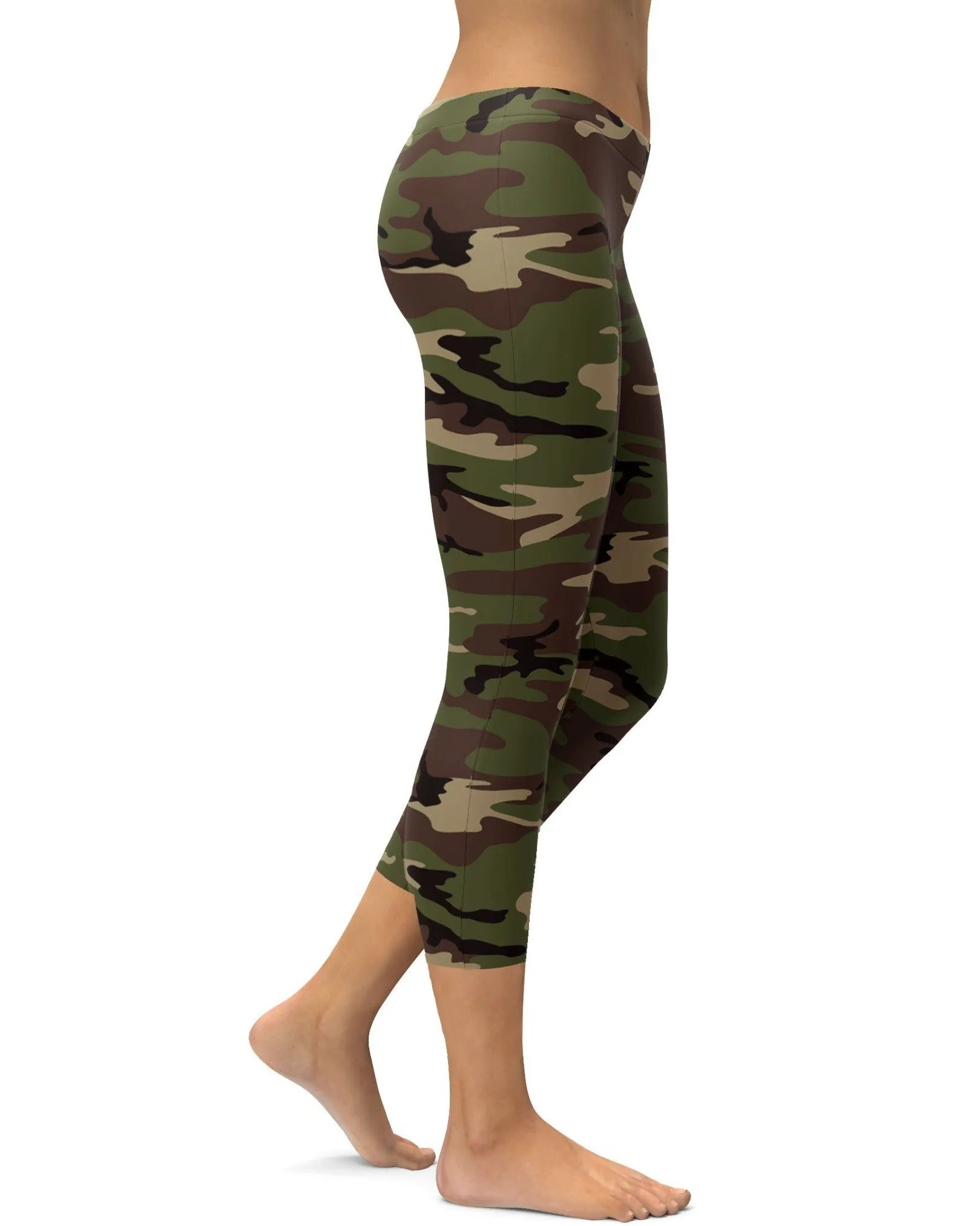 Army Camo Capris