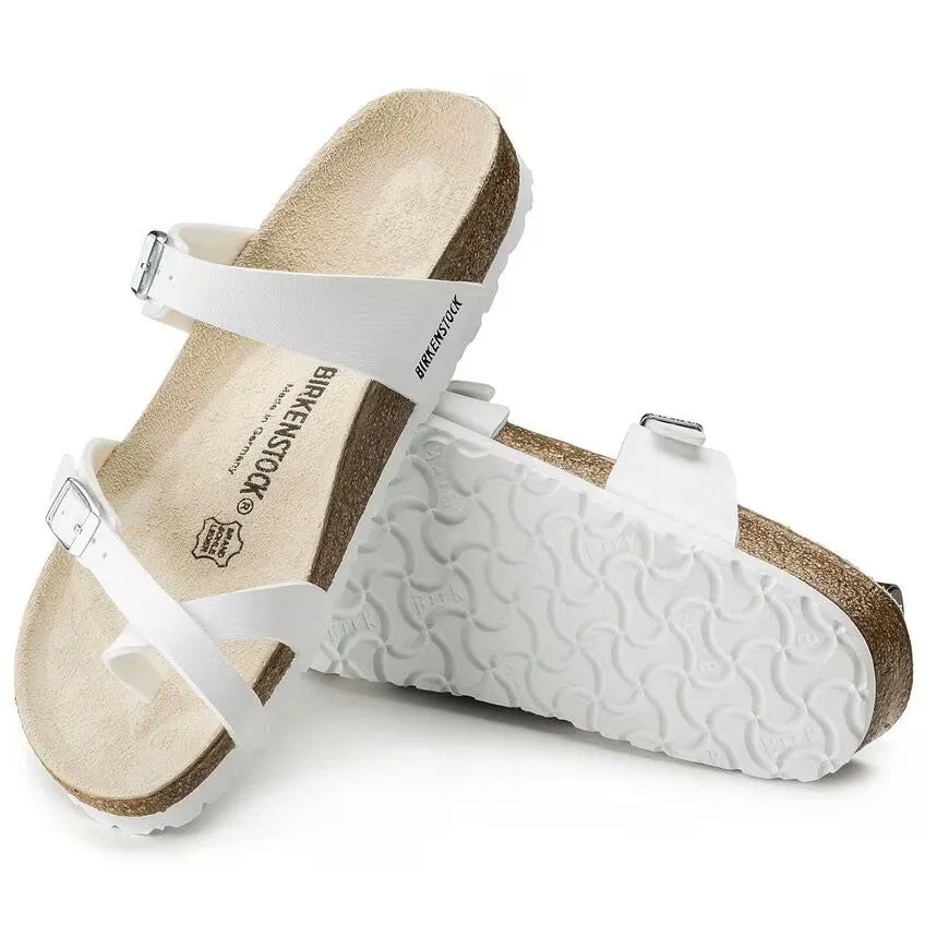 Birkenstock Mayari Birko-Flor Sandals White Narrow Fit