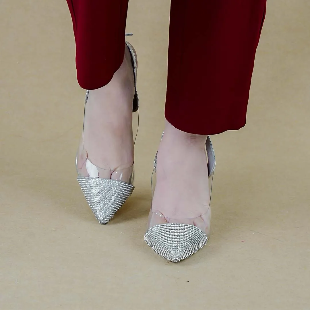 Bling Slingback Silver