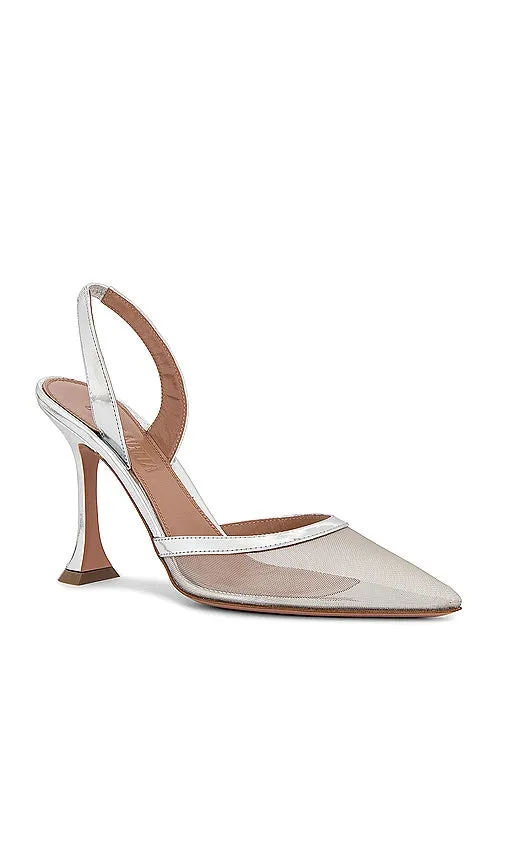 Britt Netta Esme Slingback in Metallic Silver