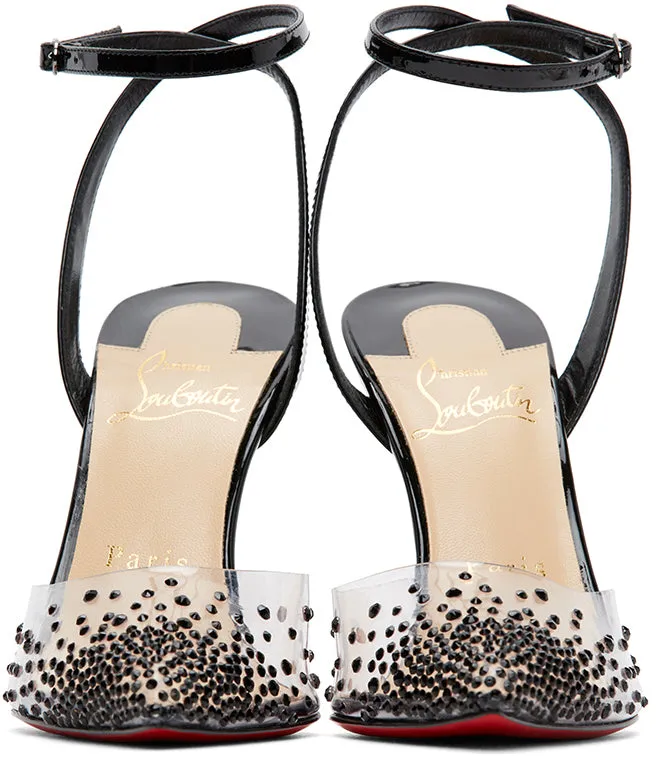 Christian Louboutin Black Spikaqueen 100 Heels