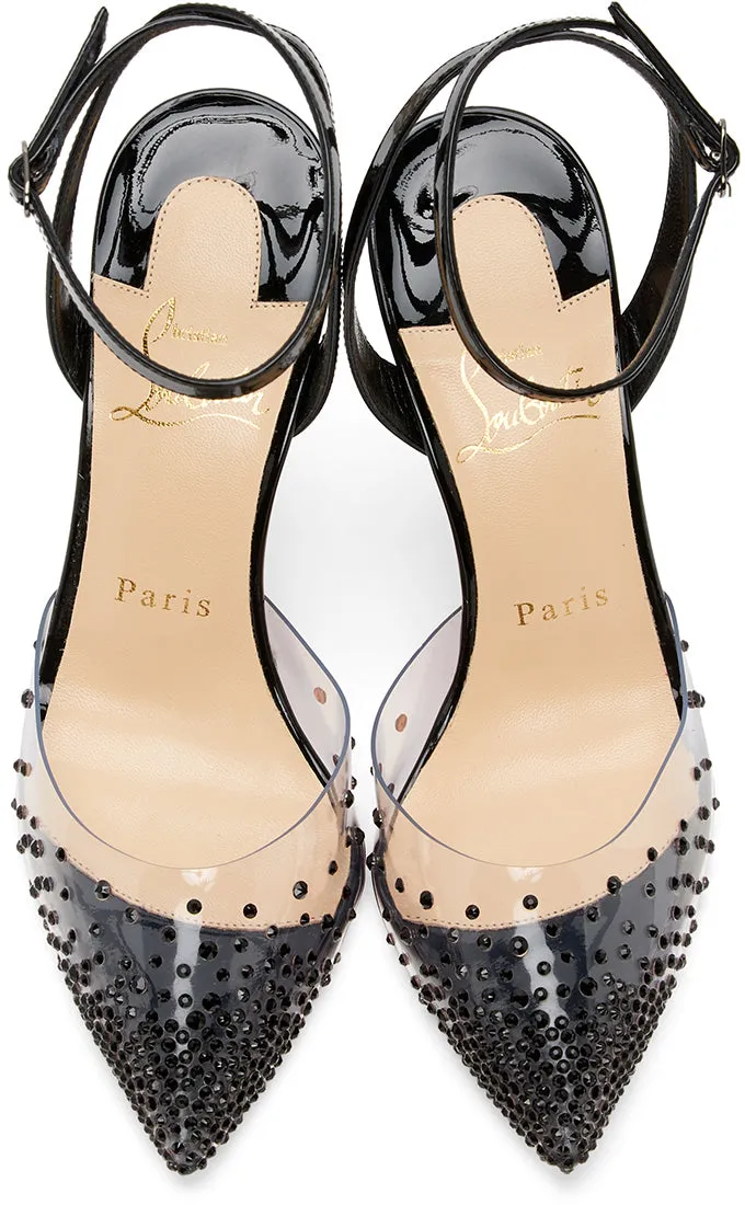 Christian Louboutin Black Spikaqueen 100 Heels