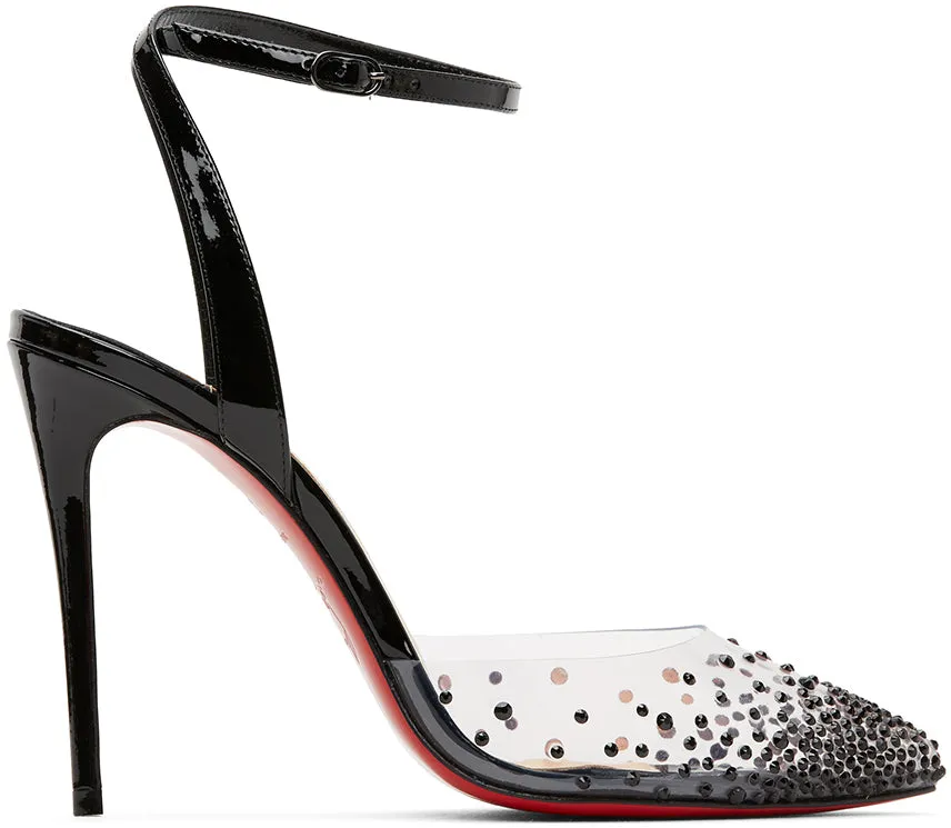 Christian Louboutin Black Spikaqueen 100 Heels