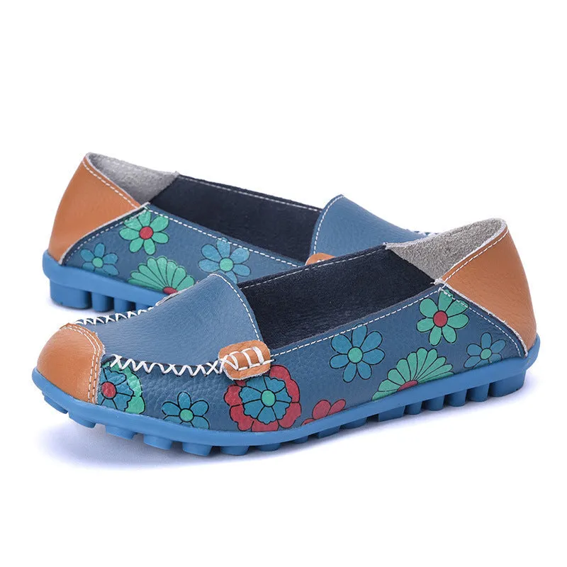 Cilool Soft Surface Comfortable Casual Flat Shoes