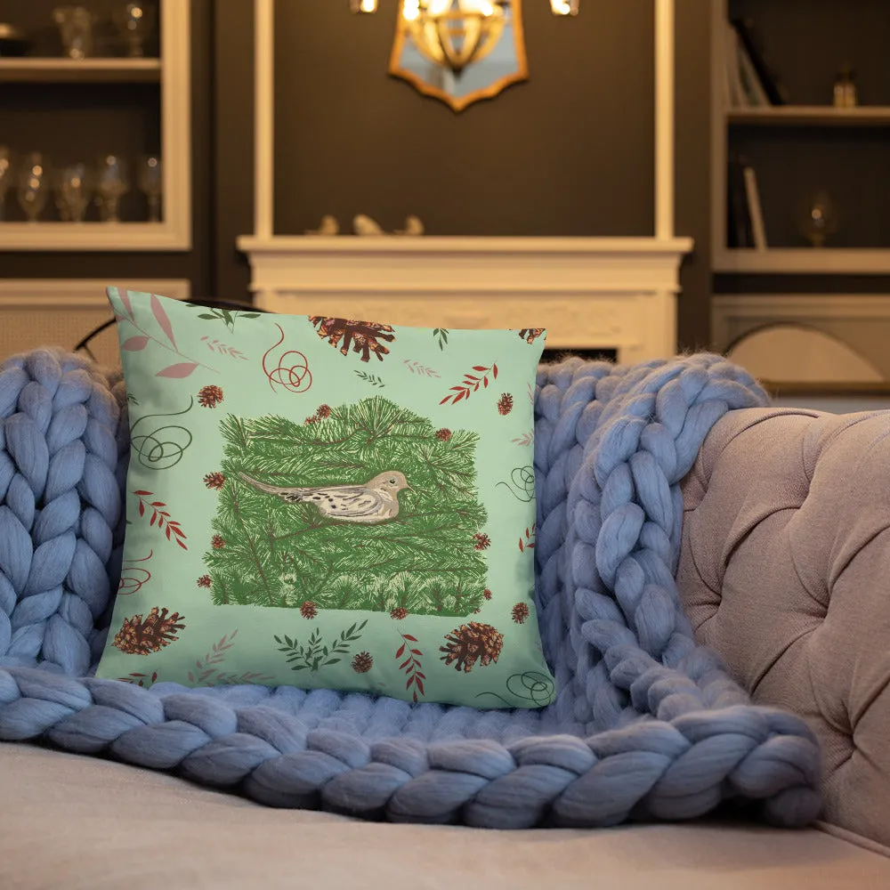 Dove Throw Pillow (2 )sizes