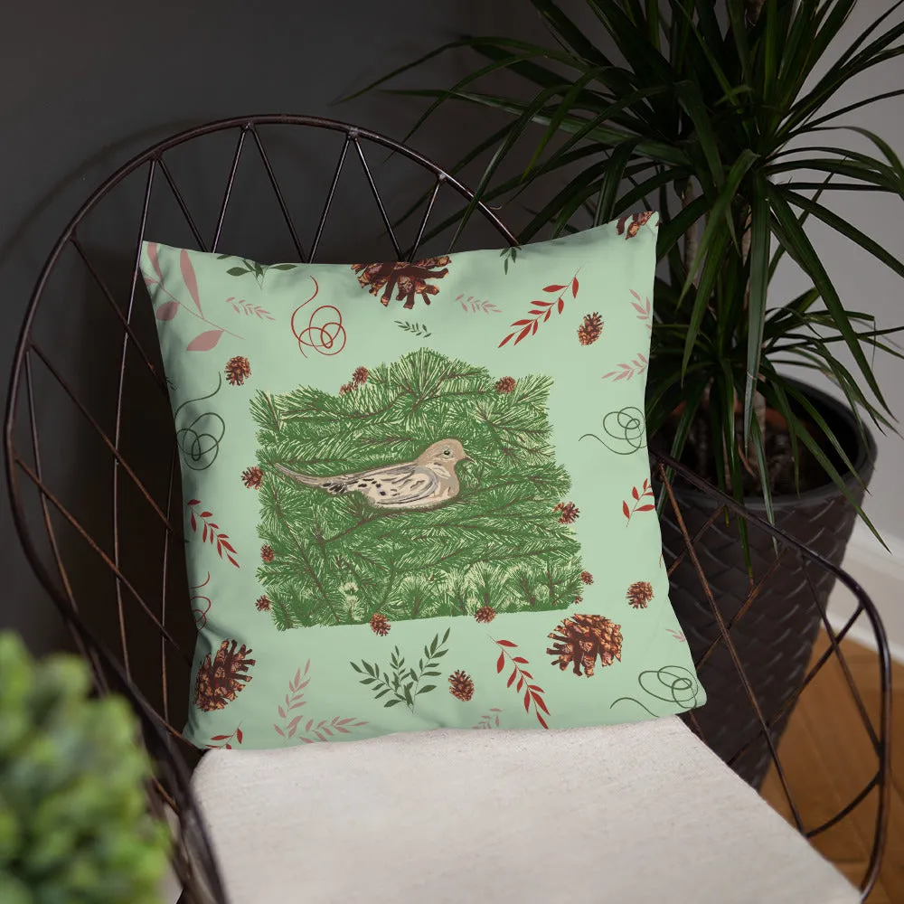 Dove Throw Pillow (2 )sizes