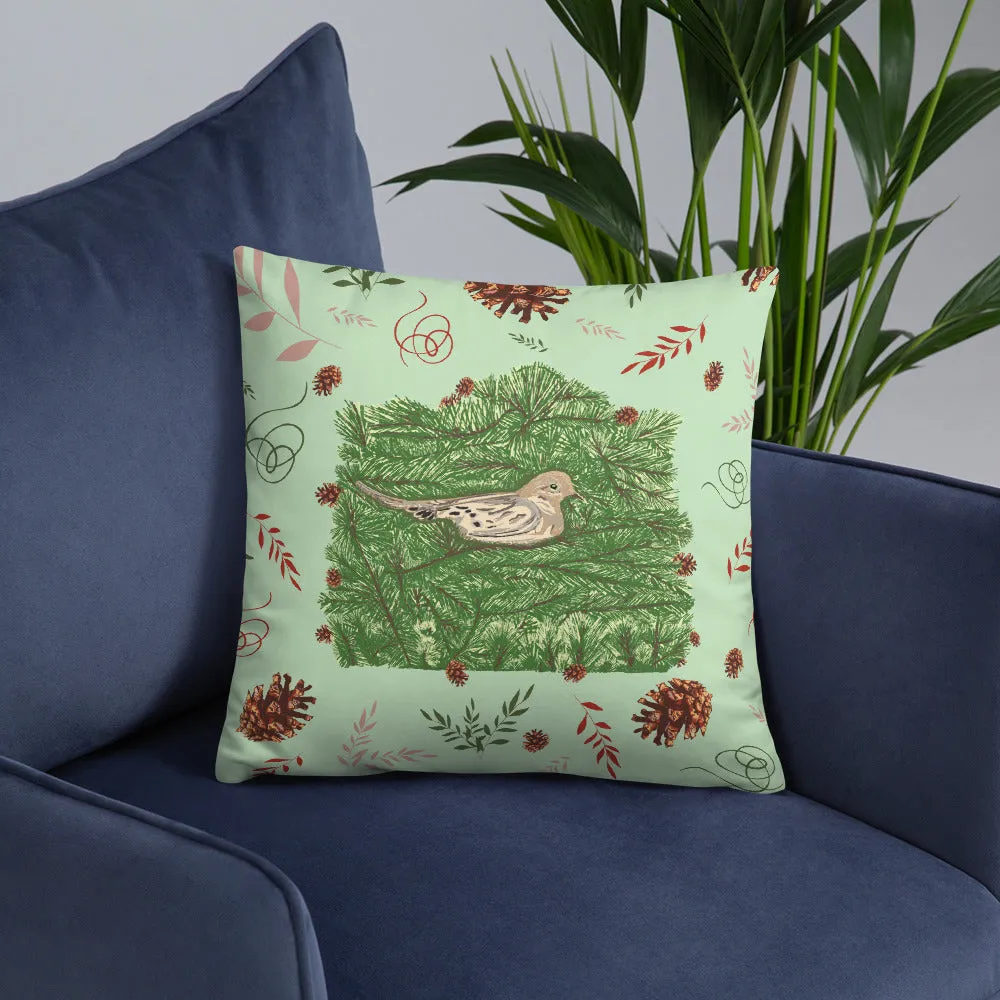 Dove Throw Pillow (2 )sizes