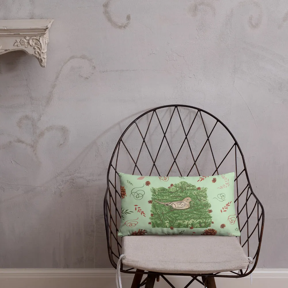 Dove Throw Pillow (2 )sizes