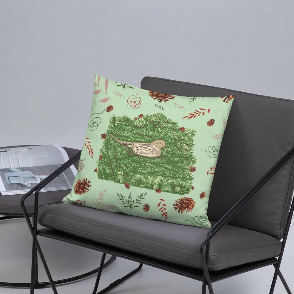 Dove Throw Pillow (2 )sizes
