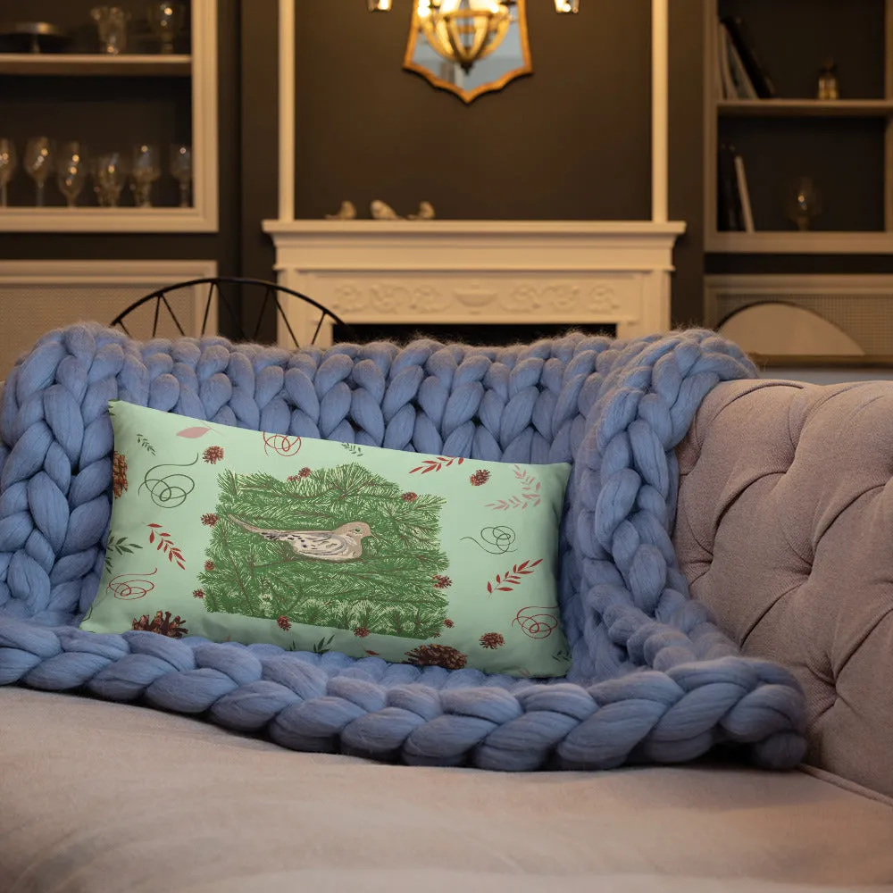 Dove Throw Pillow (2 )sizes