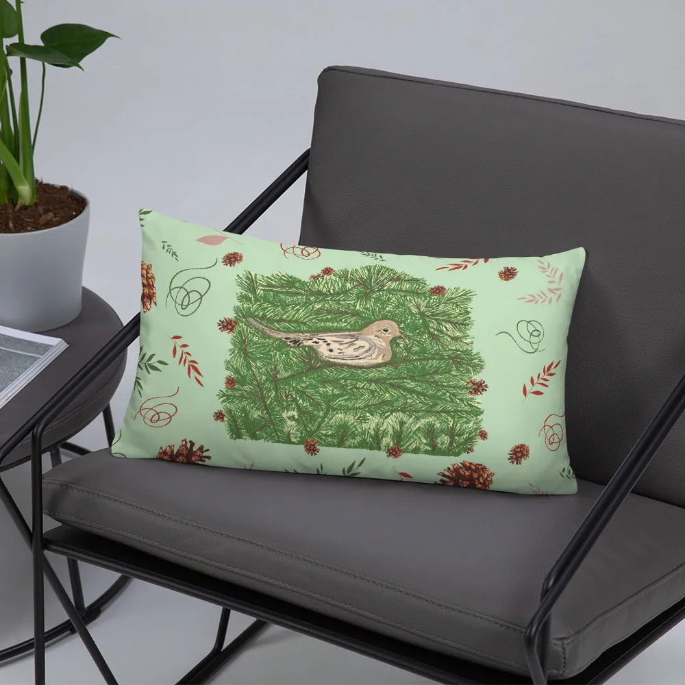 Dove Throw Pillow (2 )sizes