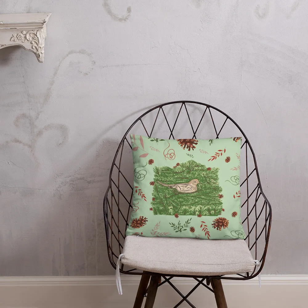 Dove Throw Pillow (2 )sizes
