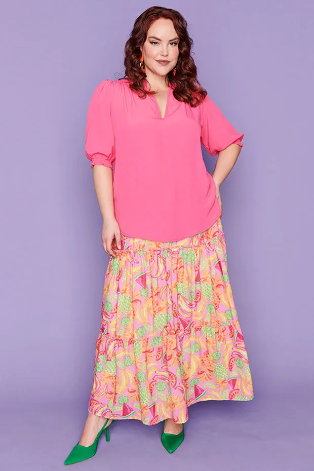 Gianna Crystal Pink Top