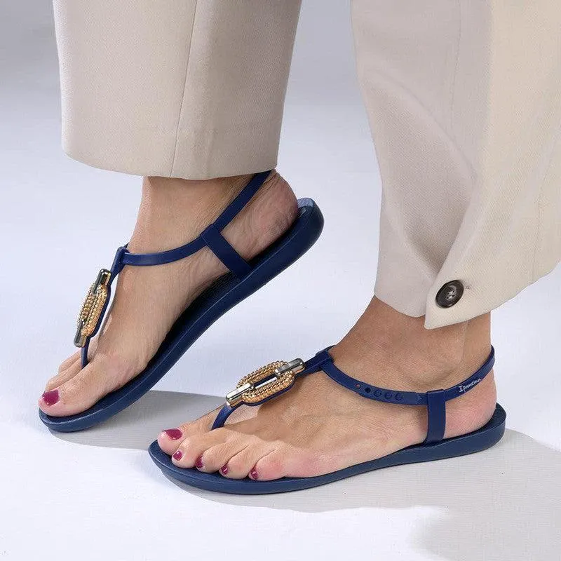Ipanema Trim Back Strap Sandals - Blue