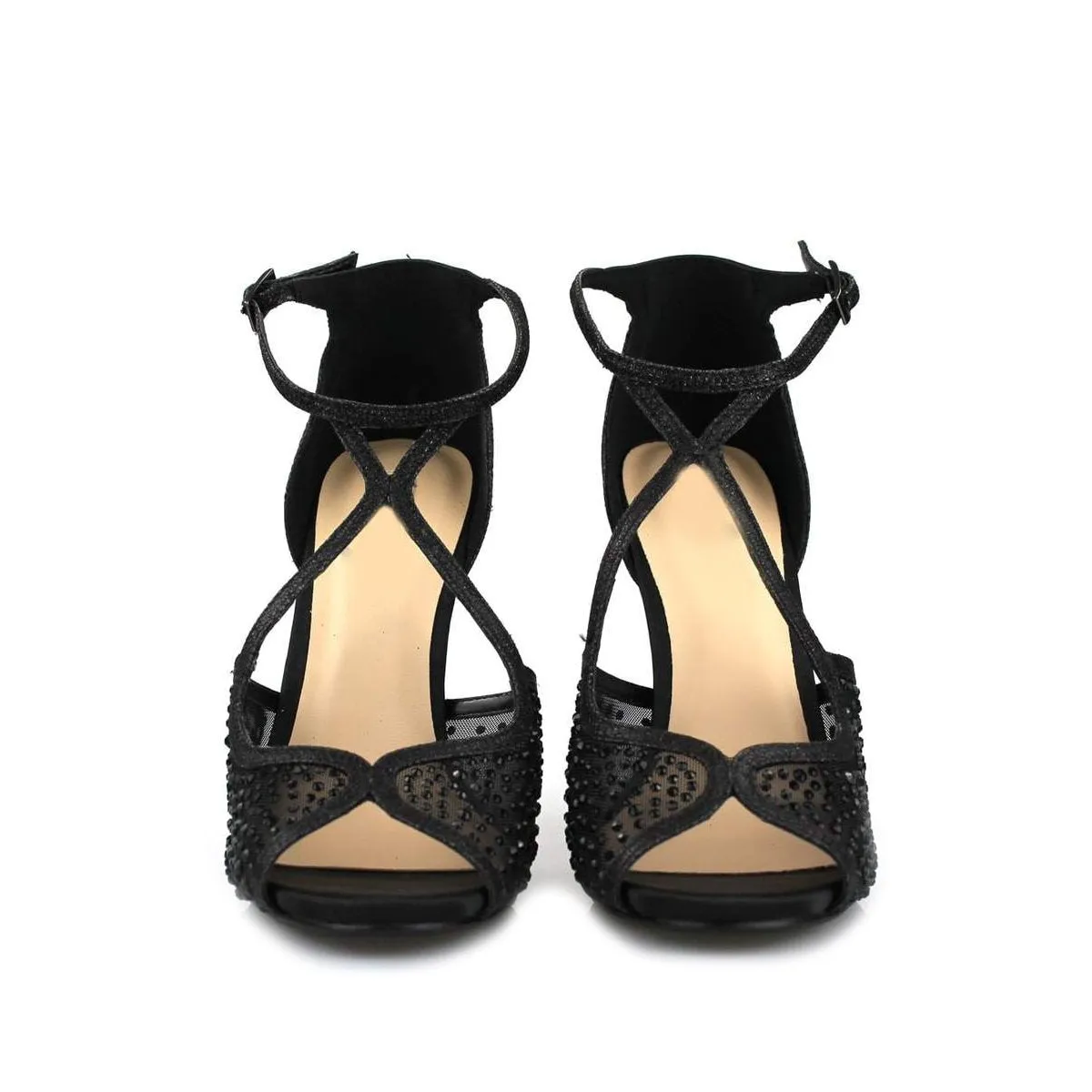 JESSICA High Heel Open Toe T-Bar Sandal