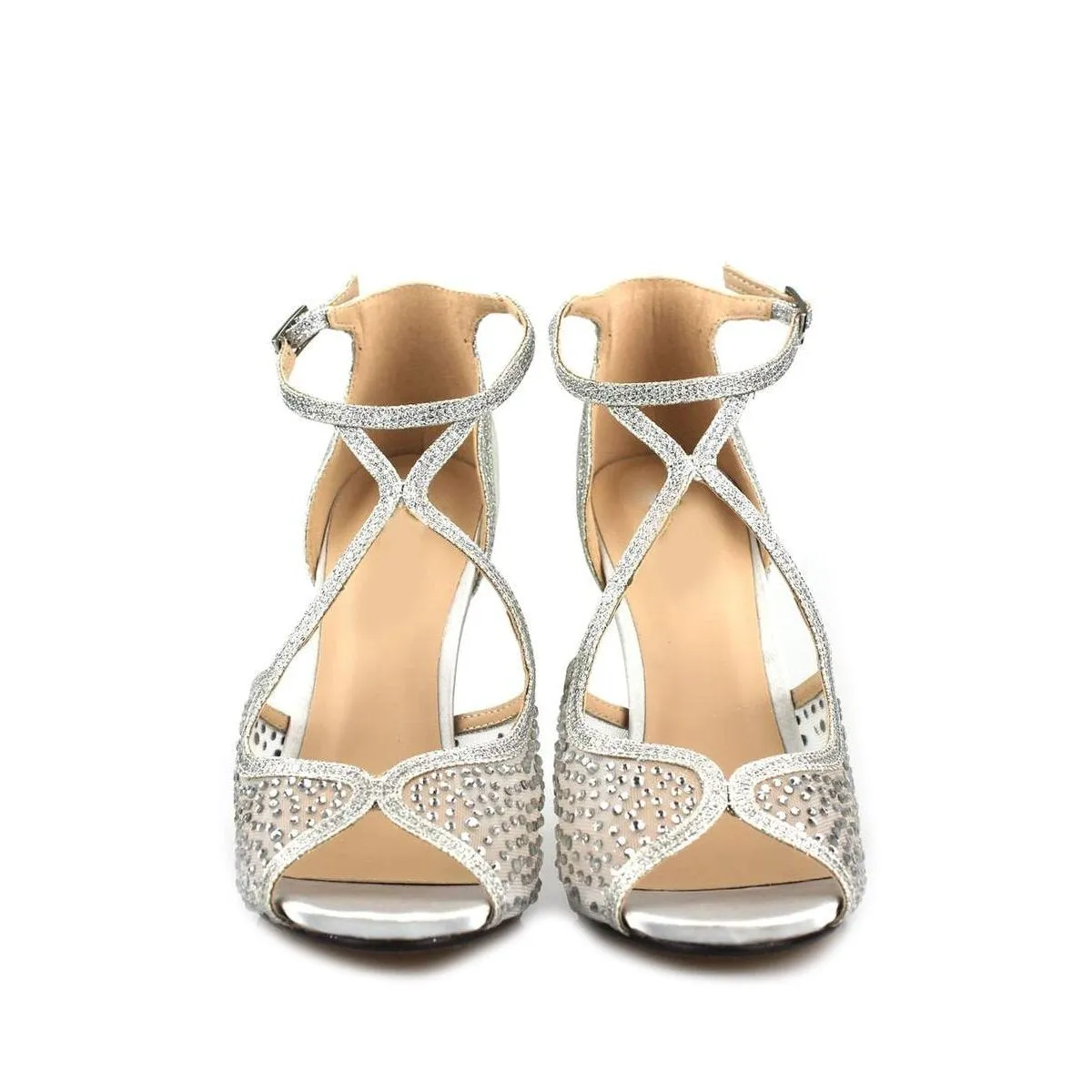 JESSICA High Heel Open Toe T-Bar Sandal