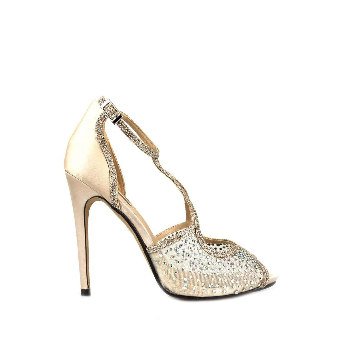 JESSICA High Heel Open Toe T-Bar Sandal