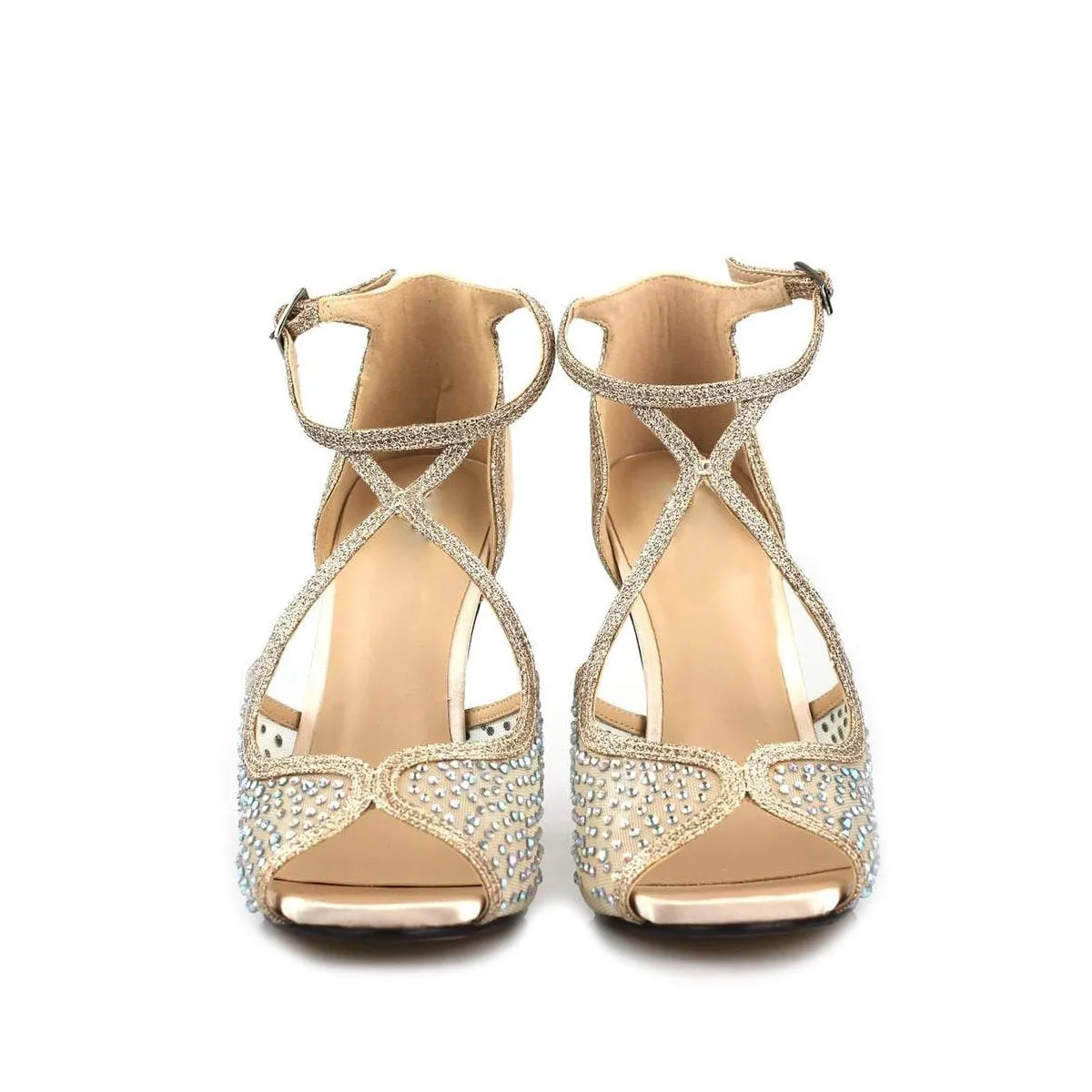 JESSICA High Heel Open Toe T-Bar Sandal