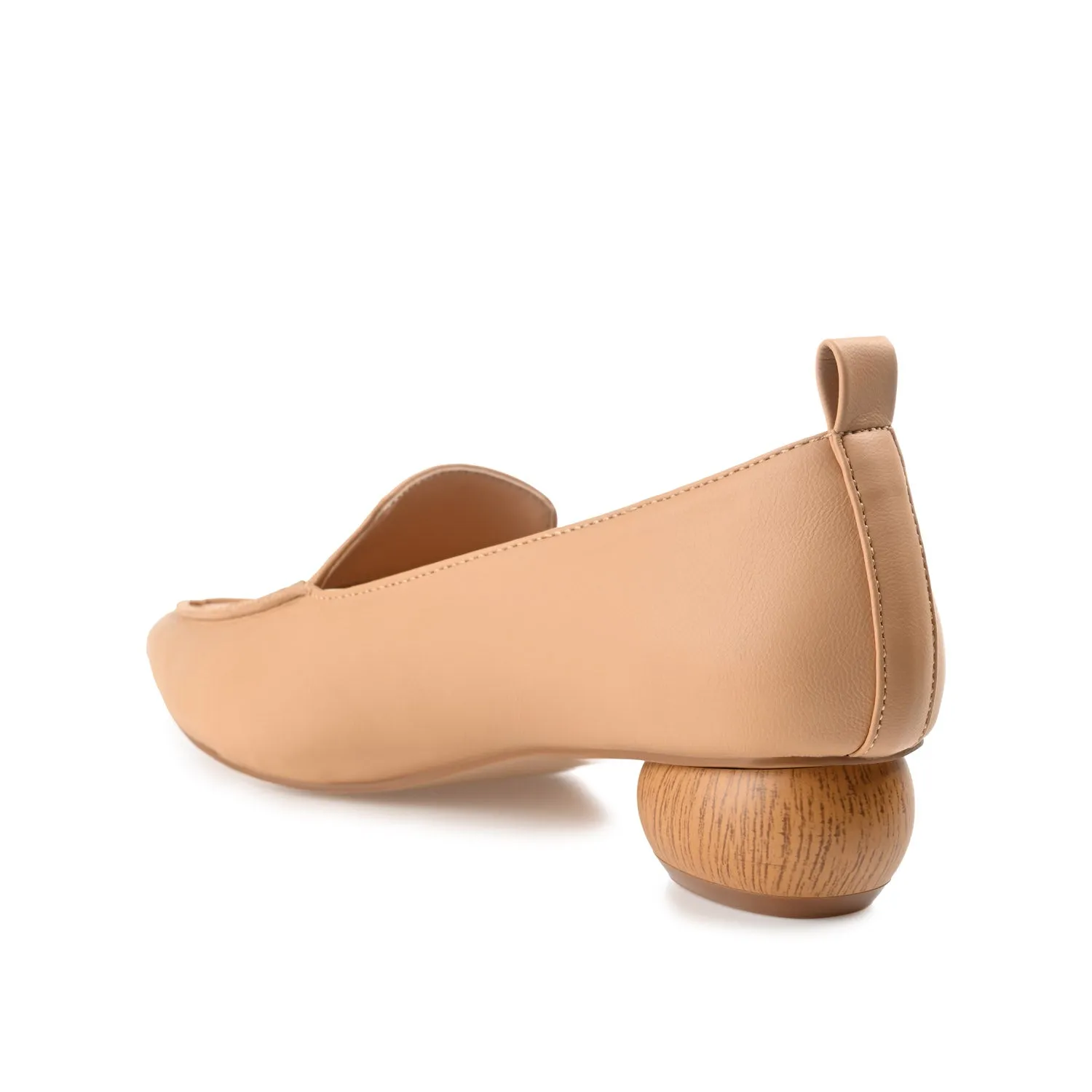 MAGGS KITTEN LOAFER FLATS IN WIDE