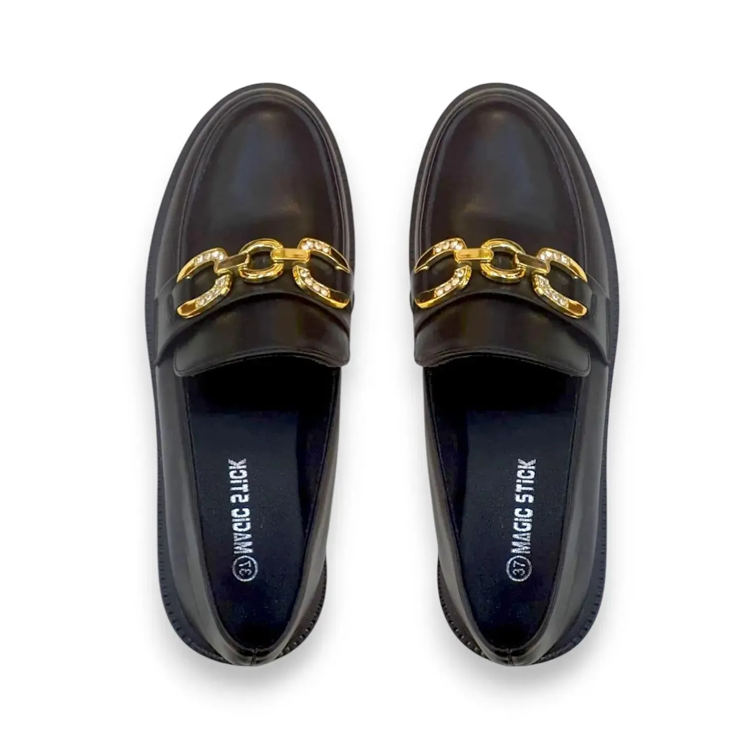 Magic Stick Trendy Chunky Loafer Shoes