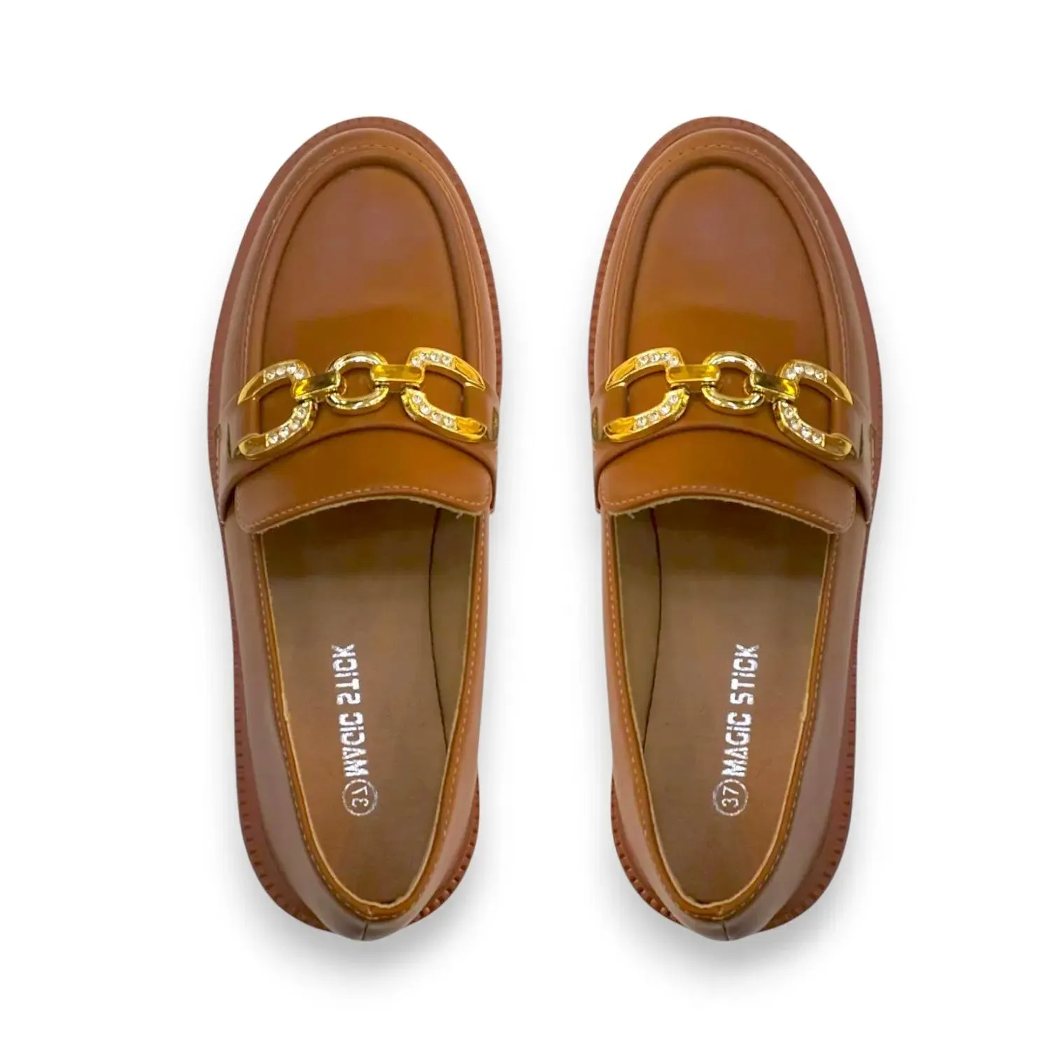 Magic Stick Trendy Chunky Loafer Shoes