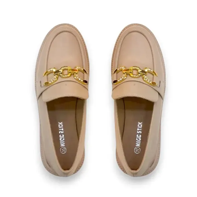 Magic Stick Trendy Chunky Loafer Shoes