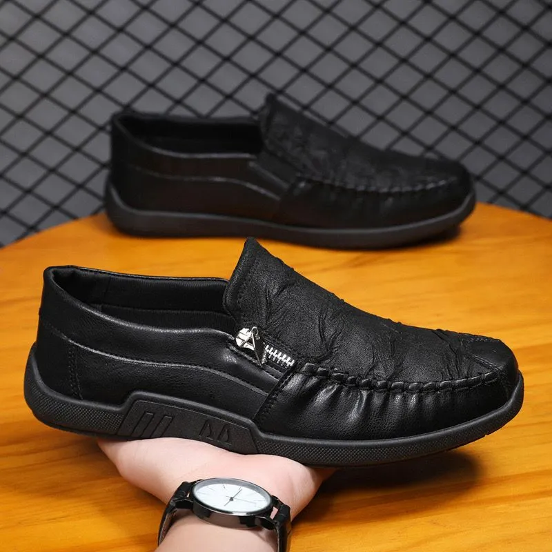 Men Casual Shoes Leather Loafers(Code :0433)