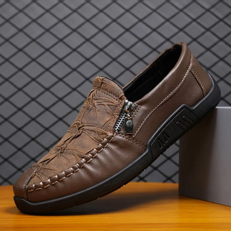 Men Casual Shoes Leather Loafers(Code :0433)