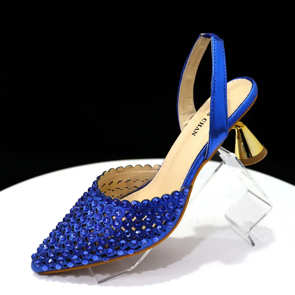New Diamond Design Shoe and Bag Set