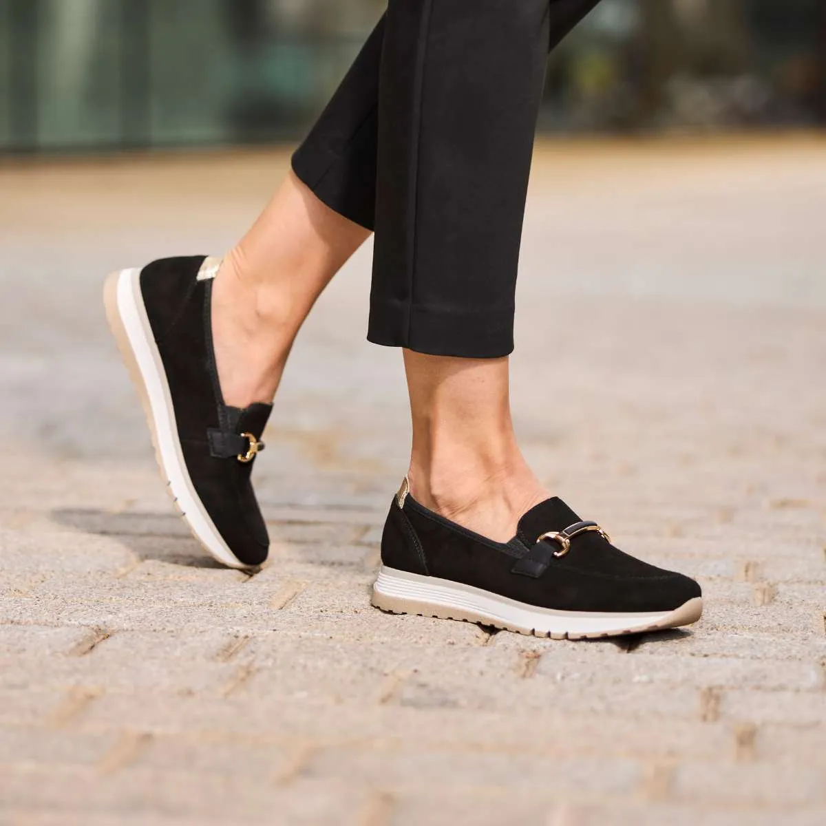 Rieker Mokasin Extra Wide Black W