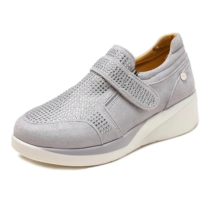 Womens Casual Wedge Platform Loafers
